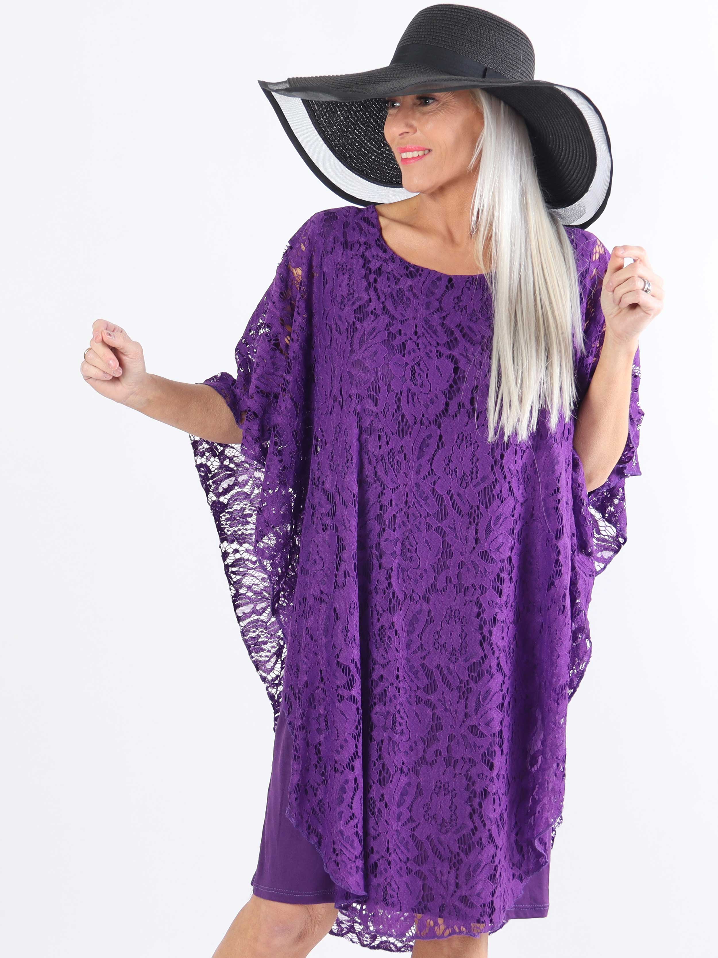 Kenya Lace - Söt tunikaklänning i spets i plusstorlek